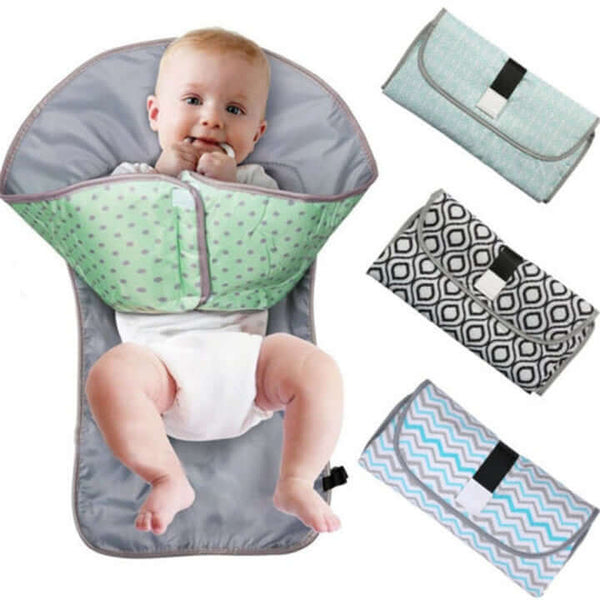3-in-1 Verschoonmat voor baby's met Speelgoedbevestiging – VerschoonPlus (1 kopen, 1 gratis)