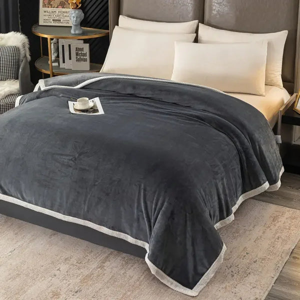 Dikke Kasjmier Plaid voor Bed en Bank