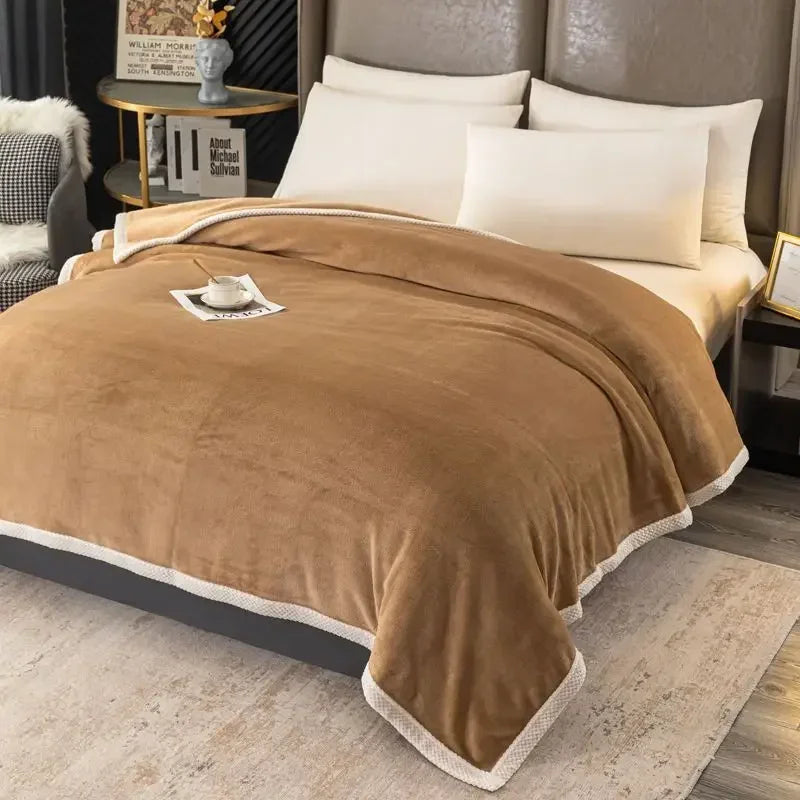 Dikke Kasjmier Plaid voor Bed en Bank