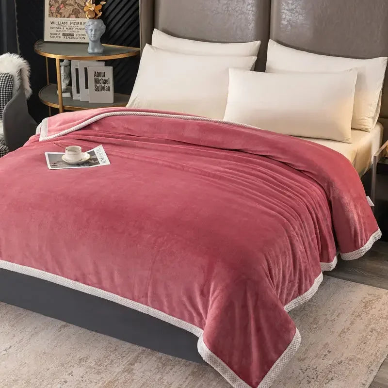 Dikke Kasjmier Plaid voor Bed en Bank
