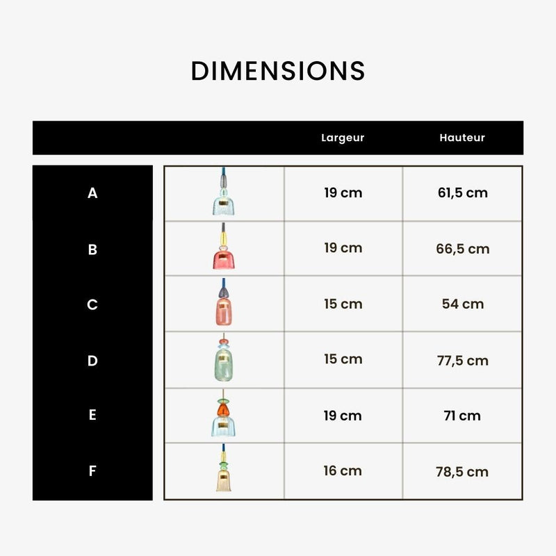 Stijlvolle kleurrijke plafondlamp – Sofia