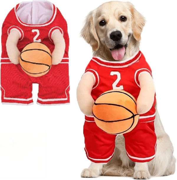 Basketbal Hondenkostuum – Voor schattige sportieve momenten