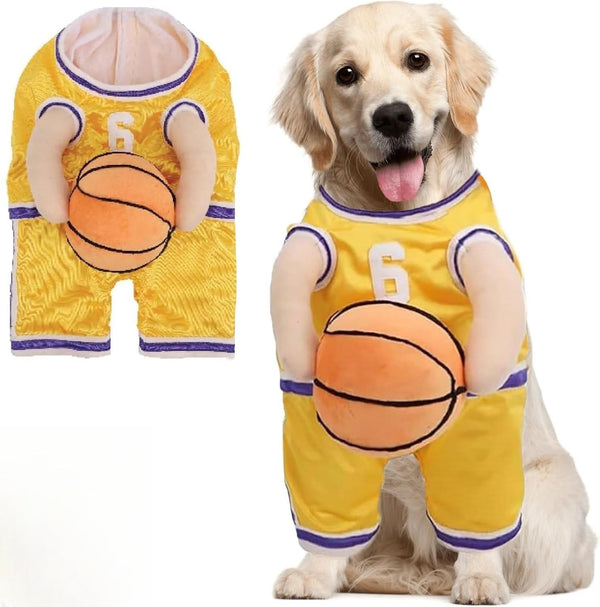 Basketbal Hondenkostuum – Voor schattige sportieve momenten