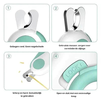 PetCare Nagelschaar - Veilig en gemakkelijk trimmen met licht