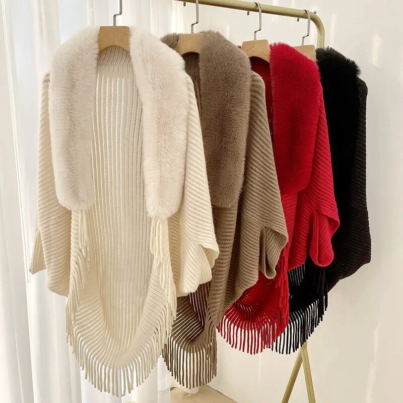 ChicFur | Omarm de elegantie van de winter met luxe wollen kraagvesten!
