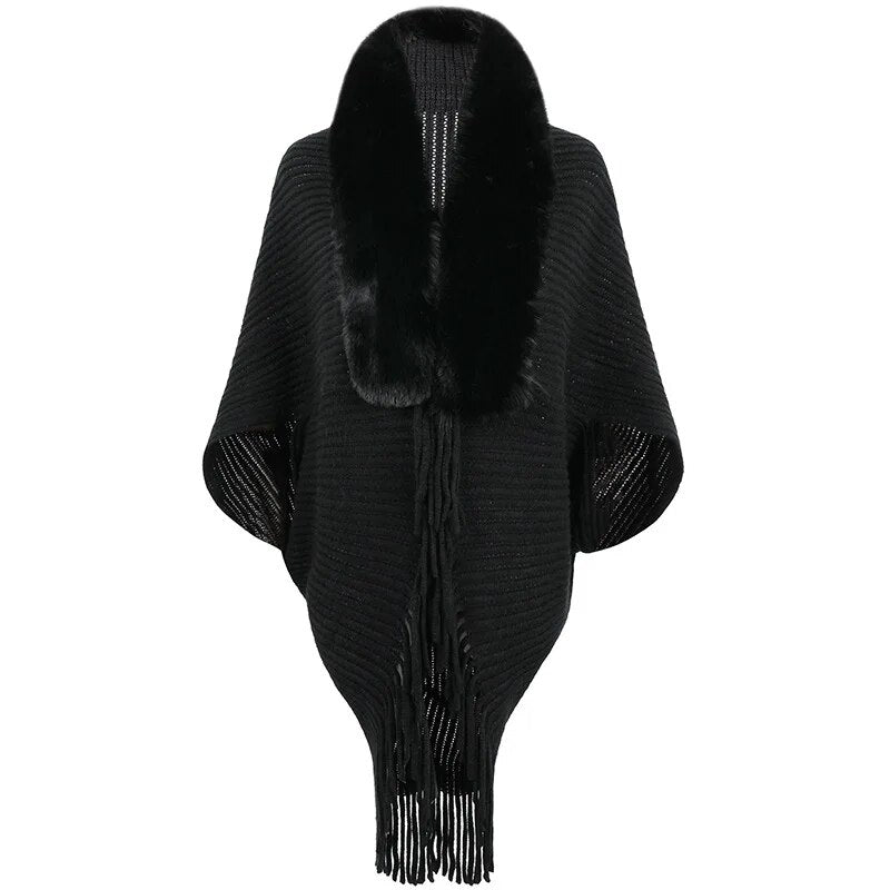 ChicFur | Omarm de elegantie van de winter met luxe wollen kraagvesten!