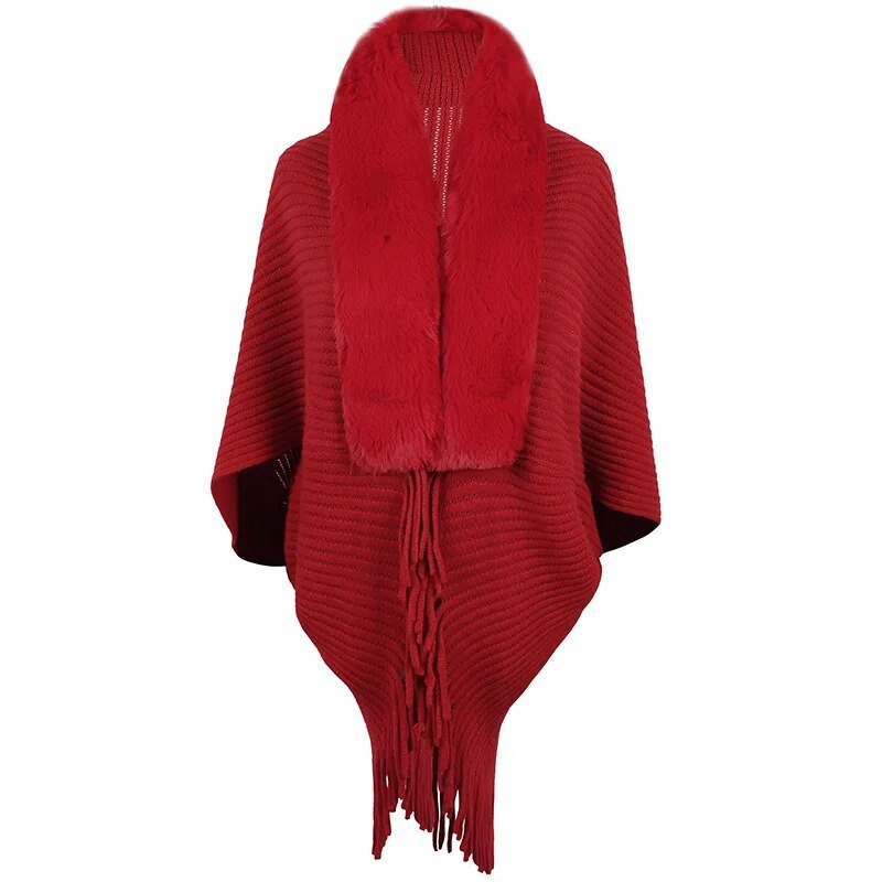 ChicFur | Omarm de elegantie van de winter met luxe wollen kraagvesten!