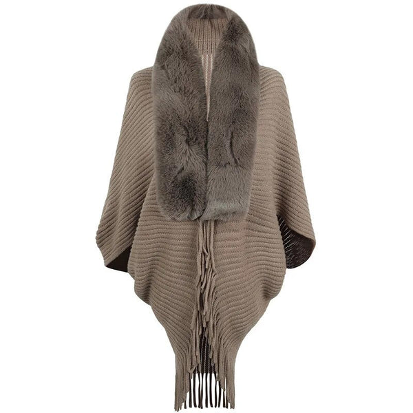 ChicFur | Omarm de elegantie van de winter met luxe wollen kraagvesten!