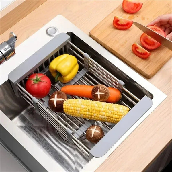 FlexSink Rack | Stroomlijn je keukenopruiming met deze veelzijdige afdruipmand!