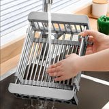 FlexSink Rack | Stroomlijn je keukenopruiming met deze veelzijdige afdruipmand!