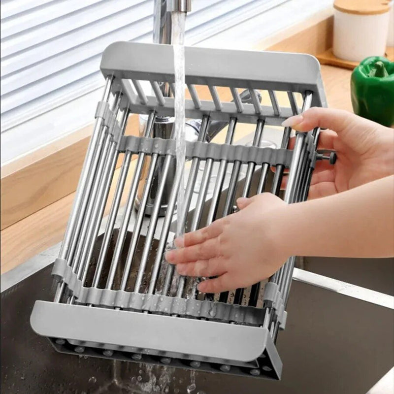 FlexSink Rack | Stroomlijn je keukenopruiming met deze veelzijdige afdruipmand!