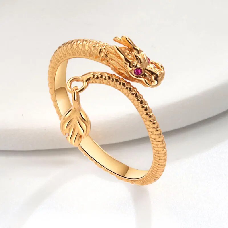 Dragon Lucky Ring | Laat de gunst van het geluk los met deze geluksring!