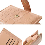 Cobble Wallet | Stap uit in stijl met deze trendy korte portemonnee met stenen patroon!