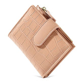Cobble Wallet | Stap uit in stijl met deze trendy korte portemonnee met stenen patroon!