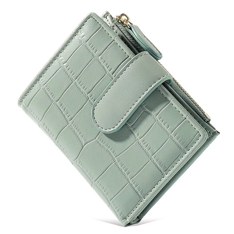 Cobble Wallet | Stap uit in stijl met deze trendy korte portemonnee met stenen patroon!
