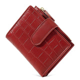 Cobble Wallet | Stap uit in stijl met deze trendy korte portemonnee met stenen patroon!