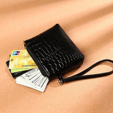 Diva Pouch | Chique en compacte munttas met krokodillenpatroon!