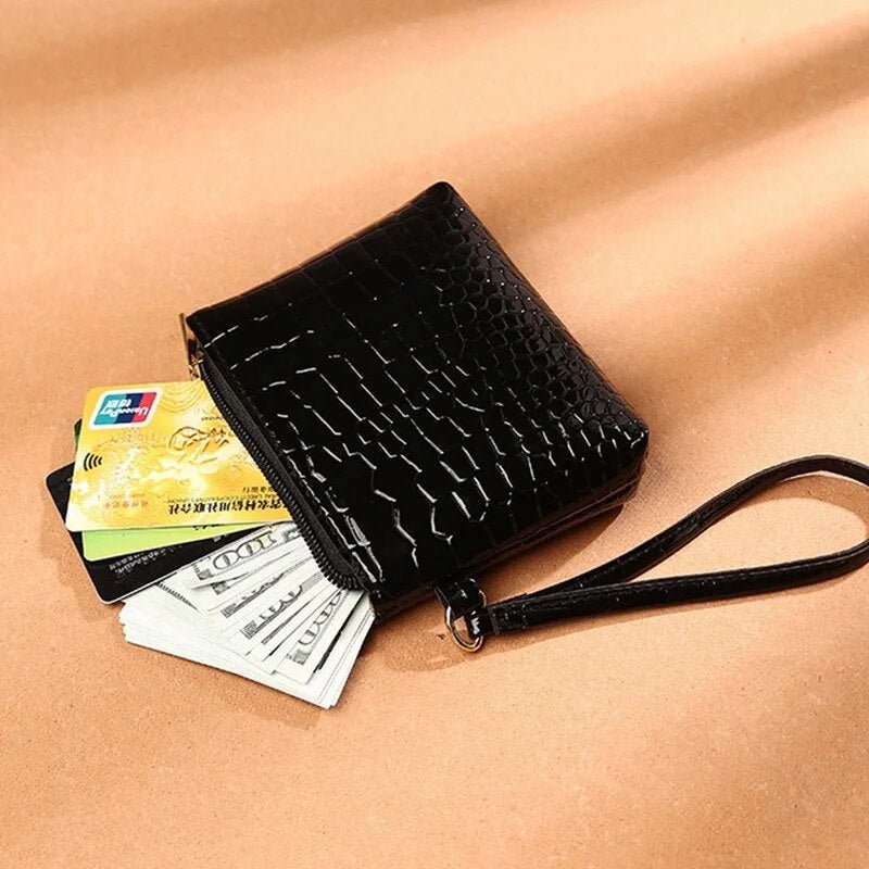 Diva Pouch | Chique en compacte munttas met krokodillenpatroon!