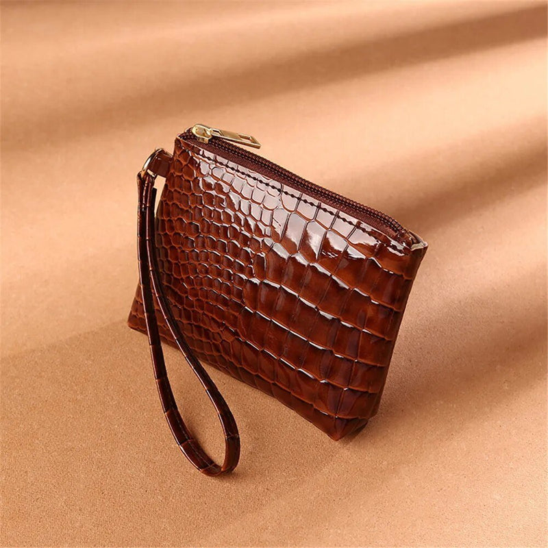 Diva Pouch | Chique en compacte munttas met krokodillenpatroon!