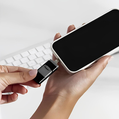 Draagbare 4-in-1 USB Stick – Universele Opslag voor Telefoon en PC