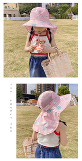 Kinder Sonnenhut met UPF 50+ - Brede rand en Verstelbare Kinband