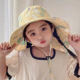 ANTI-UV KINDER ZONNEHUT MET PIJP – ZOMER BUCKET HAT VOOR JONGENS EN MEISJES