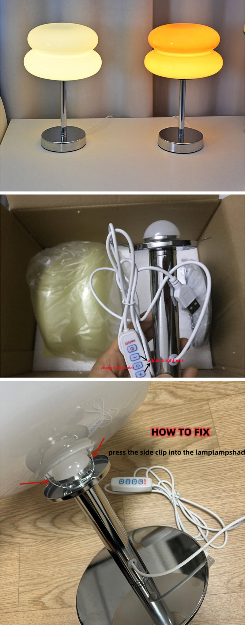 ONTWERPERS GLAS TAFELLAMP – SFEERVOLLE LED-LAMP VOOR SLAAPKAMER EN KANTOOR