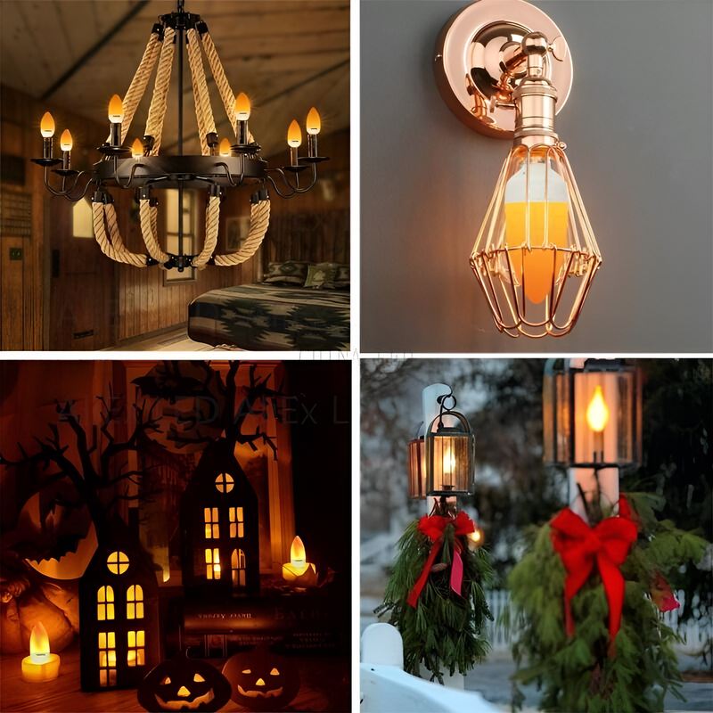 Vlam Effect Lamp - 9W Gesimuleerde Vlam Gloeilamp