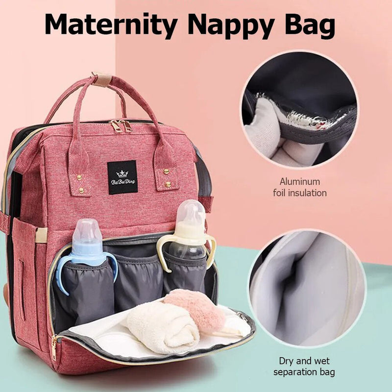 Multifunctionele luiertas met verschoonmat – CarryNest