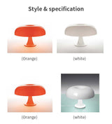 Designer LED Paddenstoel Tafellamp - Modern Minimalistisch voor Slaapkamer & Woonkamer