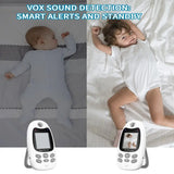 Baby Monitor - Draadloze Babyfoon met Nachtzicht