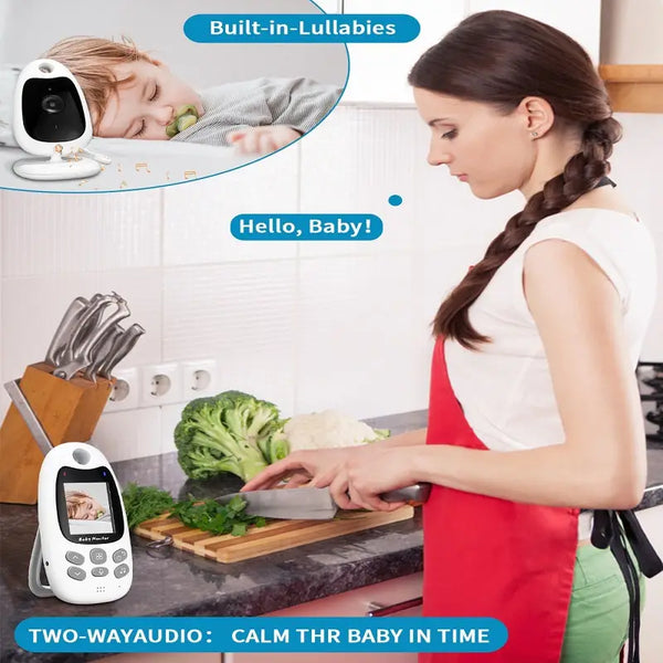 Baby Monitor - Draadloze Babyfoon met Nachtzicht