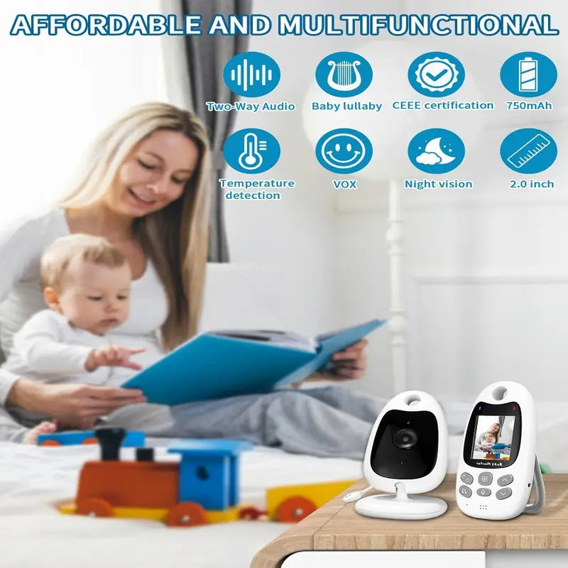 Baby Monitor - Draadloze Babyfoon met Nachtzicht