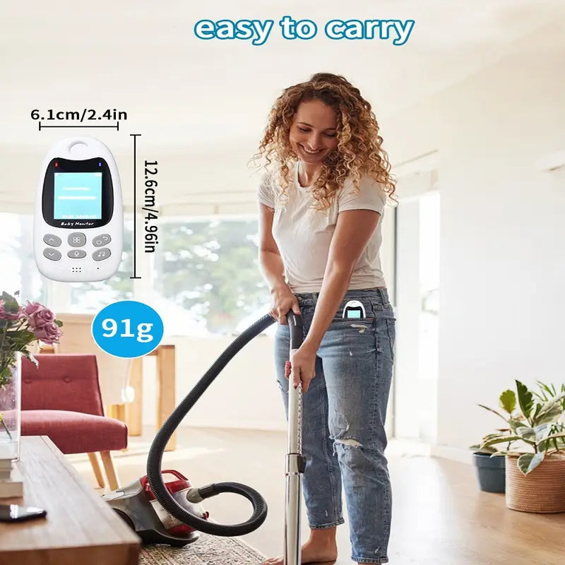 Baby Monitor - Draadloze Babyfoon met Nachtzicht