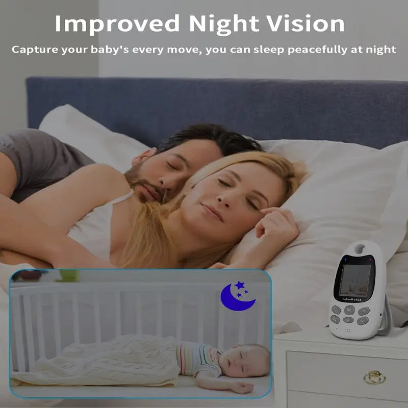 Baby Monitor - Draadloze Babyfoon met Nachtzicht