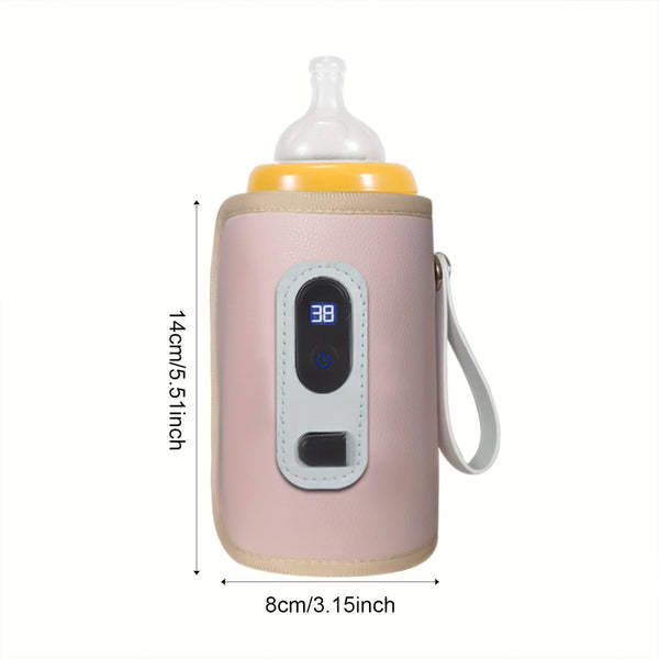 Draagbare Babyfles Verwarmer - USB-Aangedreven | 5-Temperaturen