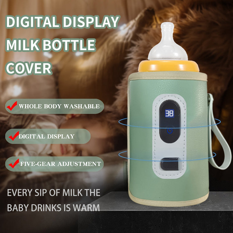 Draagbare Babyfles Verwarmer - USB-Aangedreven | 5-Temperaturen