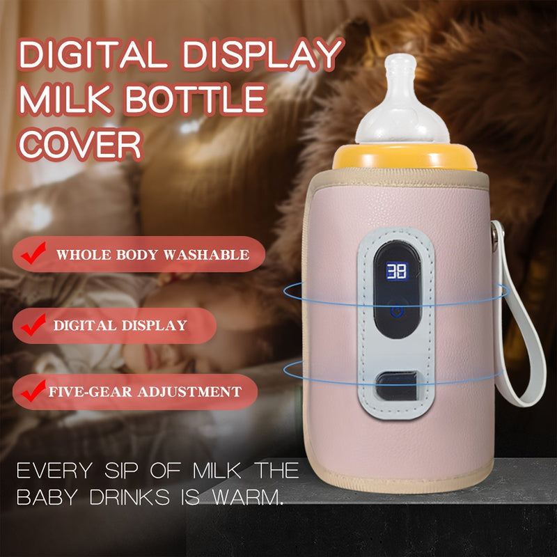 Draagbare Babyfles Verwarmer - USB-Aangedreven | 5-Temperaturen