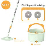 Zelfroterende V mop met emmer - SpinMop