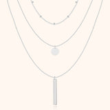 Gelaagde Drievoudige Ketting - Elise