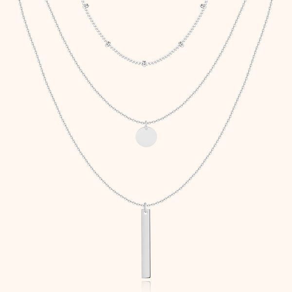 Gelaagde Drievoudige Ketting - Elise