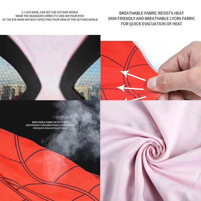 Superheldenmasker voor kinderen met webdesign – Voor rollenspellen en kostuumplezier