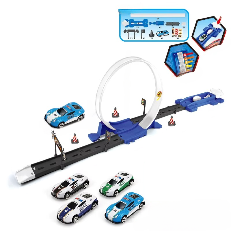 Dubbel Racebaan Set - Creatief Speelplezier en Educatief
