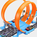 Dubbel Racebaan Set - Creatief Speelplezier en Educatief