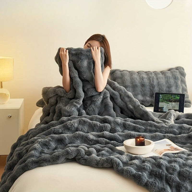 Dubbelzijdige Fleece Deken - Zachte en Warme