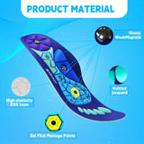 ComfortPlus Magnetische Acupunctuur Inlegzolen met Boogondersteuning