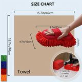 Microvezel Autowas Set – Spons en Handdoeken voor Stralende Resultaten