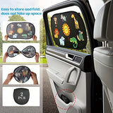 Zonnige Dieren Avonturen Zonneschermen – Beschermend en Leuk voor in de Auto