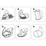 Kinderen Dinosaurus, Haai & Beer Pop-Up Speeltent Set met UPF 50 – Ademend & Draagbaar voor Baby's & Peuters