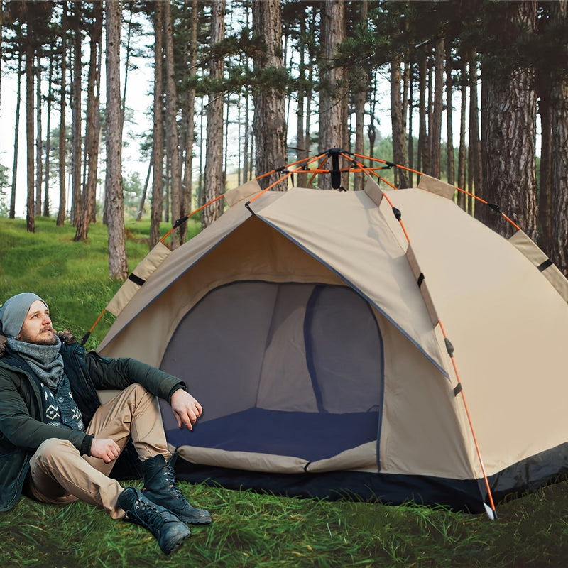 QuickCamp Tent - Snel opzetbare tent met UV-bescherming voor 4 personen